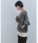 【WEB限定】・【サステナブル】フェザーヤーンチェックカーディガン