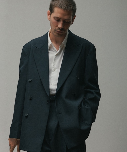 アダムエロペ　adametrope ダブルブレストジャケット　セットアップ ADAM ET ROPE'｜【サステナブル】・【オケージョン】ダブル