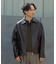 ラムレザー ジップアップ ブルゾン