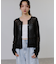 【WEB限定】レースジャージーカーディガン