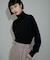 【WEB限定】・【定番人気】WOOL混リブタートルニット