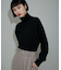 【WEB限定】・【定番人気】WOOL混リブタートルニット
