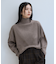 【WEB限定】・【定番人気】WOOL混リブタートルニット