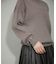 【WEB限定】・【定番人気】WOOL混リブタートルニット