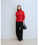 【WEB限定】・【定番人気】WOOL混リブタートルニット