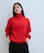 【WEB限定】・【定番人気】WOOL混リブタートルニット