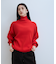 【WEB限定】・【定番人気】WOOL混リブタートルニット
