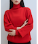 【WEB限定】・【定番人気】WOOL混リブタートルニット