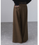 ツイストシームチェックワイドパンツ