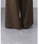 ツイストシームチェックワイドパンツ