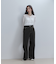 【WEB限定】イレギュラーヘムワイドストレートパンツ