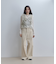【WEB限定】イレギュラーヘムワイドストレートパンツ