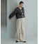 【WEB限定】イレギュラーヘムワイドストレートパンツ