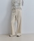 【WEB限定】イレギュラーヘムワイドストレートパンツ
