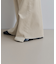 【WEB限定】イレギュラーヘムワイドストレートパンツ