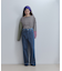 【WEB限定】イレギュラーヘムワイドストレートパンツ