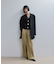 【WEB限定】・【サステナブル】ウェーブボタンVネックニットジレ
