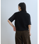 【WEB限定】・【サステナブル】ウェーブボタンVネックニットジレ