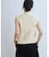 【WEB限定】・【サステナブル】ウェーブボタンVネックニットジレ