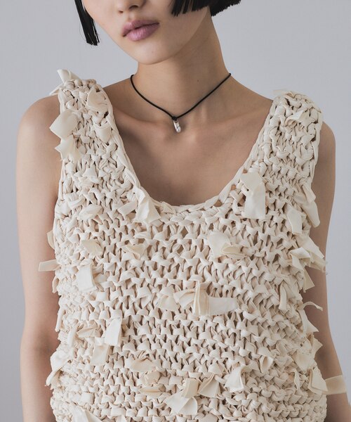 テープヤーンベスト｜アダムエロペの通販｜&mall（アンドモール