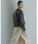 【WEB限定】・【サステナブル】セレクトネックウェーブボタンカーディガン