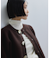 【WEB限定】・【サステナブル】セレクトネックウェーブボタンカーディガン