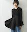 【WEB限定】・【オケージョン】フリルペプラムロングスリーブカットソー
