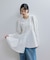 【WEB限定】・【オケージョン】フリルペプラムロングスリーブカットソー