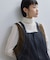 【WEB限定】バイカラーサロペット