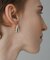 【EMOELLE】pearl shaped silver pierced earrings