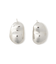 【EMOELLE】pearl shaped silver pierced earrings