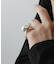 【EMOELLE】pearl shaped silver ring