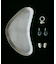 【EMOELLE】pearl shaped silver ring