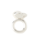【EMOELLE】pearl shaped silver ring