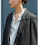 シングルブレストスリットジャケット