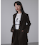 シングルブレストスリットジャケット