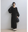 【WEB限定】フロントZIPコンビギャザーワンピース