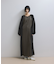 【WEB限定】フロントZIPコンビギャザーワンピース