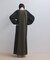 【WEB限定】フロントZIPコンビギャザーワンピース