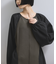 【WEB限定】フロントZIPコンビギャザーワンピース