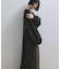 【WEB限定】フロントZIPコンビギャザーワンピース