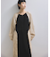 【WEB限定】フロントZIPコンビギャザーワンピース