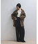 【WEB限定】スタンドカラーウールミドルコート