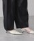 シンセティックレザートラックパンツ