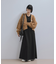 【WEB限定】ロングセミフレアワンピース