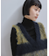 【WEB限定】ブラッシュドボーダーベスト