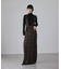 モヘアミックスUネックワンピースネックポーチセット