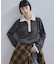 【WEB限定】・【サステナブル】バイカラーポロニットプルオーバー