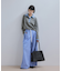 【WEB限定】・【サステナブル】バイカラーポロニットプルオーバー