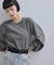 【WEB限定】・【サステナブル】ニュアンススリーブニットプルオーバー